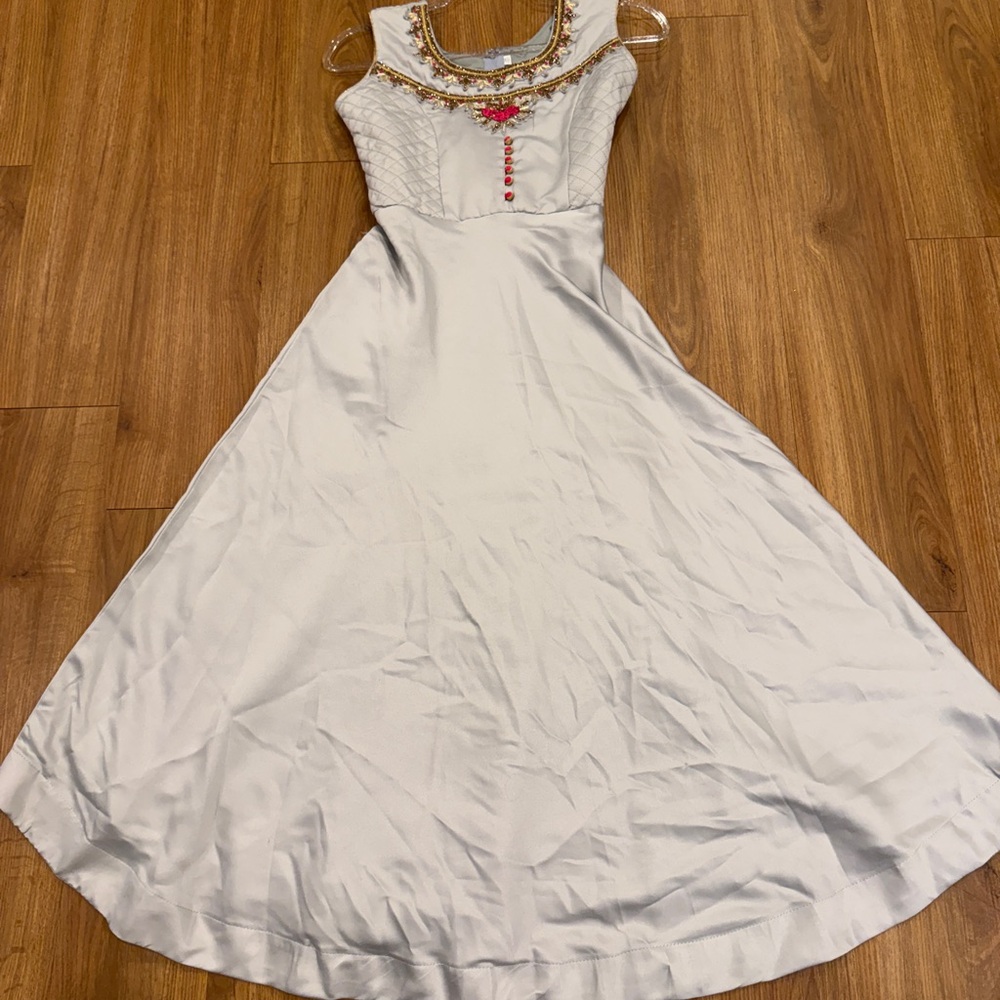 Elegant Silky Indian Dress for teens girls